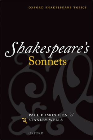 Book Shakespeare's Sonnets (Oxford Shakespeare Topics) free
