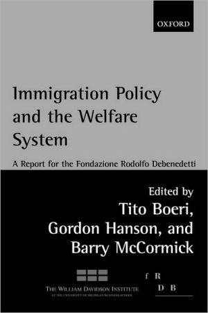 Book Immigration Policy And The Welfare State: A Report For The Fondazione Rodolfo Debenedetti free