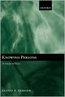 Book Knowing Persons: A Study in Plato free