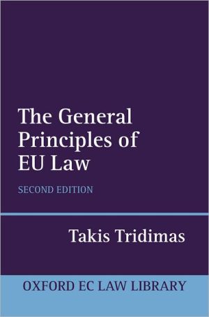 Book The General Principles of EU Law (Oxford European Union Law Library) free