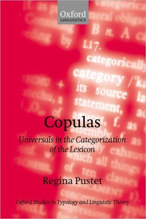 Book Copulas: universals in the categorization of the lexicon free