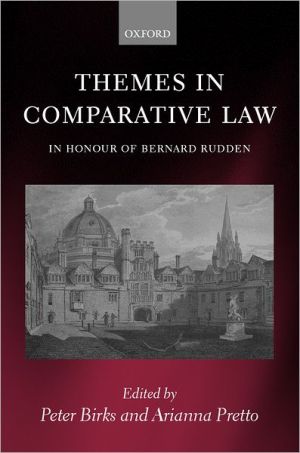 Book Themes In Comparative Law: In Honour Of Bernard Rudden free