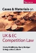 Book Cases and Materials on UK and EC Competition Law (Blackstone Learning Text, Cases, & Materials) free