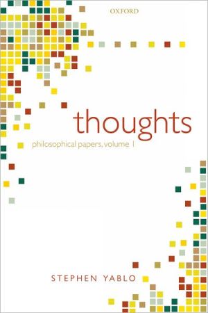 Book Thoughts: Papers on Mind, Meaning, and Modality (Philosophical Papers) free