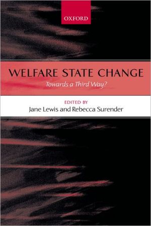 Book Welfare State Change: Towards a Third Way? free