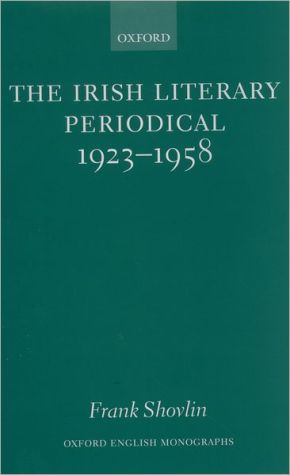 Book The Irish Literary Periodical 1923-1958 (Oxford English Monographs) free