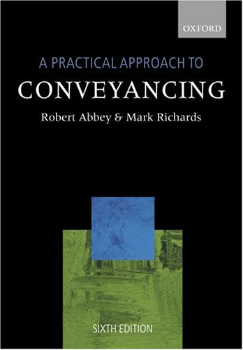 Book A Practical Approach to Conveyancing free