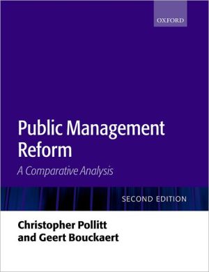 Book Public Management Reform: A Comparative Analysis free