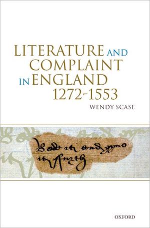 Book Literature and Complaint in England 1272-1553 free