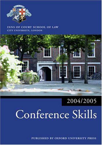 Book Conference Skills (Blackstone Bar Manual) free