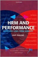 Book HRM and Performance: Achieving Long-Term Viability free