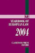 Book Yearbook Of European Law free