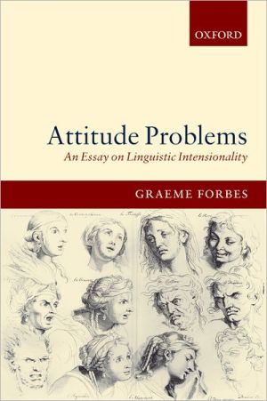 Book Attitude Problems: An Essay on Linguistic Intensionality free