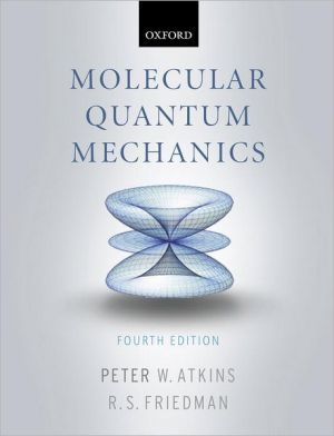 Book Molecular Quantum Mechanics free