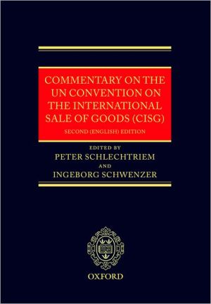 Book Commentary On The Un Convention On The International Sale Of Goods (cisg) free