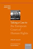 Book Taking a Case to the European Court of Human Rights (Blackstone's Human Rights Series) free