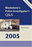 Book Blackstone's Police Investigator's Q&A 2005 free