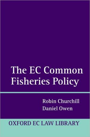 Book The EC Common Fisheries Policy free