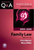 Book Questions & Answers Family Law 2005-2006 (Blackstone's Law Questions and Answers) free