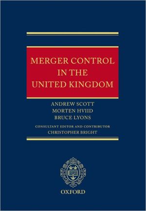 Book Merger Control In The United Kingdom free