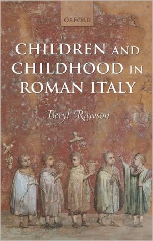 Book Children and Childhood in Roman Italy free