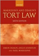 Book Markesinis and Deakin's Tort Law free
