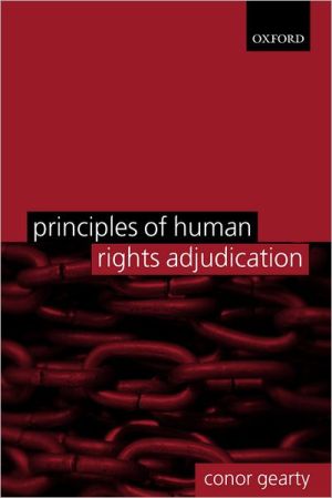 Book Principles of Human Rights Adjudication free