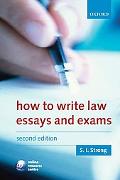 Book How to Write Law Essays & Exams free