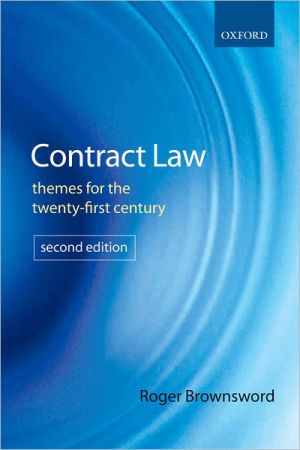 Book Contract Law: Themes for the Twenty-First Century free