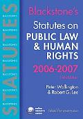 Book Blackstone's Statutes On Public Law And Human Rights 2006-2007 free