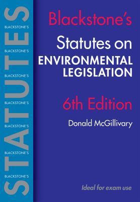 Book Blackstone's Environmental Legislation (Blackstone's Statute Series) free