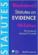 Book Blackstone's Statutes on Evidence (Blackstone's Statute Book Series) free