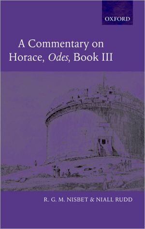 Book A Commentary on Horace: Odes Book III free