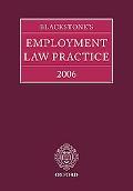 Book Blackstone's Employment Law Practice 2006 free