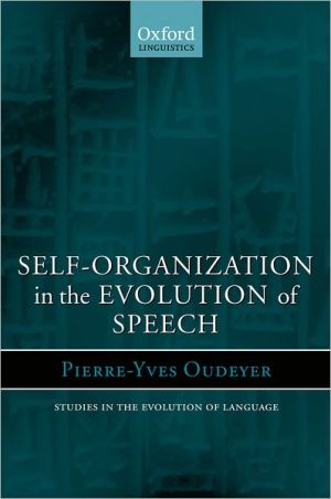 Book Self-organization in the evolution of speech free