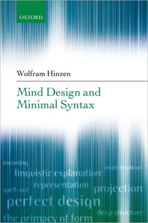 Book Mind Design and Minimal Syntax free Book Mind Design and Minimal Syntax free