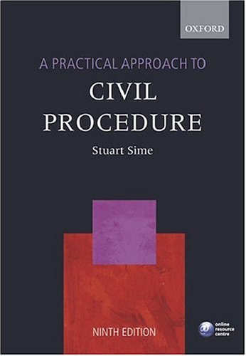 Book A Practical Approach To Civil Procedure (the Practical Approach Series) free