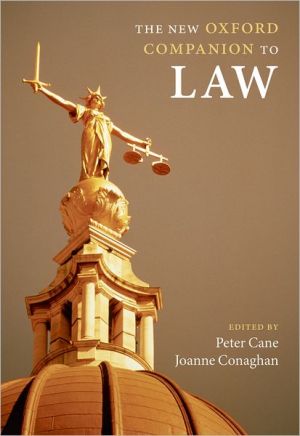 Book The New Oxford Companion to Law (Oxford Companions) free