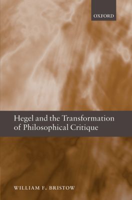 Book Hegel and the Transformation of Philosophical Critique free