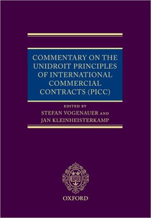 Book Commentary on the UNIDROIT Principles of International Commercial Contracts (2004) free