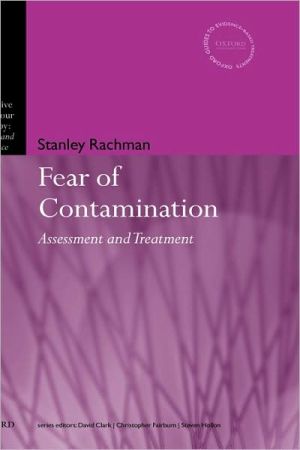 Book The Fear of Contamination: Assessment and Treatment (Cognitive Behaviour Therapy: Science and Practice) free