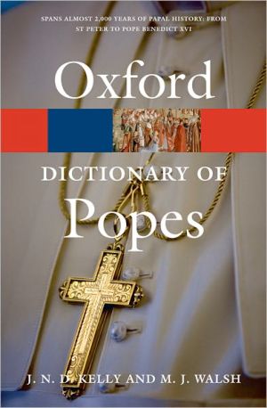 Book A Dictionary of Popes (Oxford Quick Reference) free