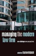 Book Managing the Modern Law Firm: New Challenges, New Perspectives free