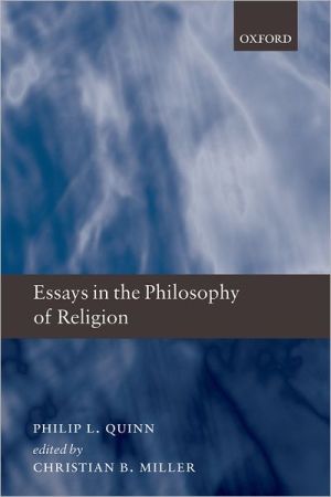 Book Essays in Philosophy of Religion free