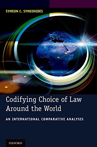 Book Codifying Choice of Law Around the World: An International Comparative Analysis free