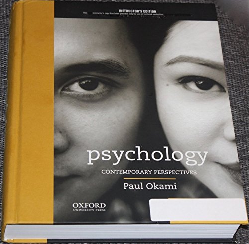 Book Psychology: Contemporary Perspectives Instructor's Edition free
