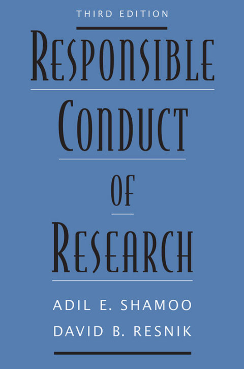 Book Responsible Conduct of Research free