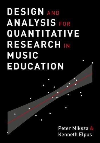Book Design and Analysis for Quantitative Research in Music Education free