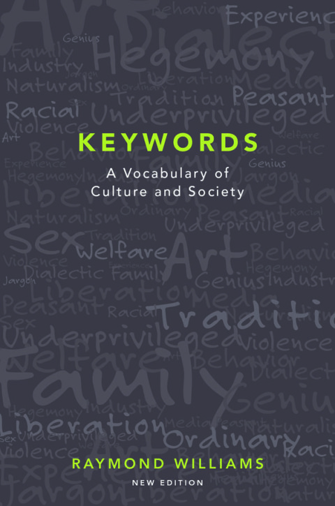 Book Keywords: A Vocabulary of Culture and Society free