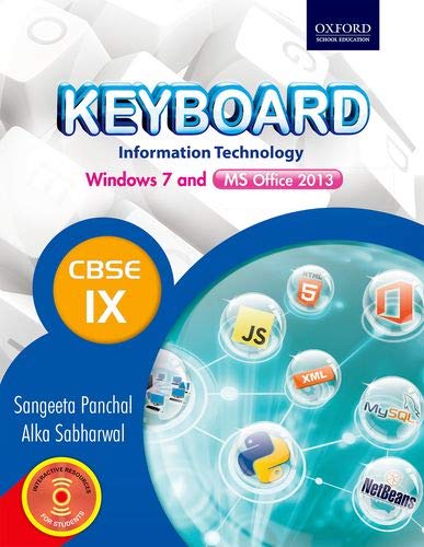 Book Keyboard Information Technology Windows 7 And Ms Office 2013 Cbse Class-9 free